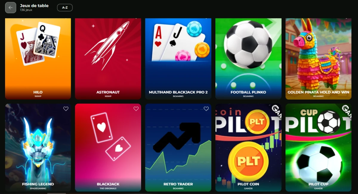 goldzino casino jeux de table