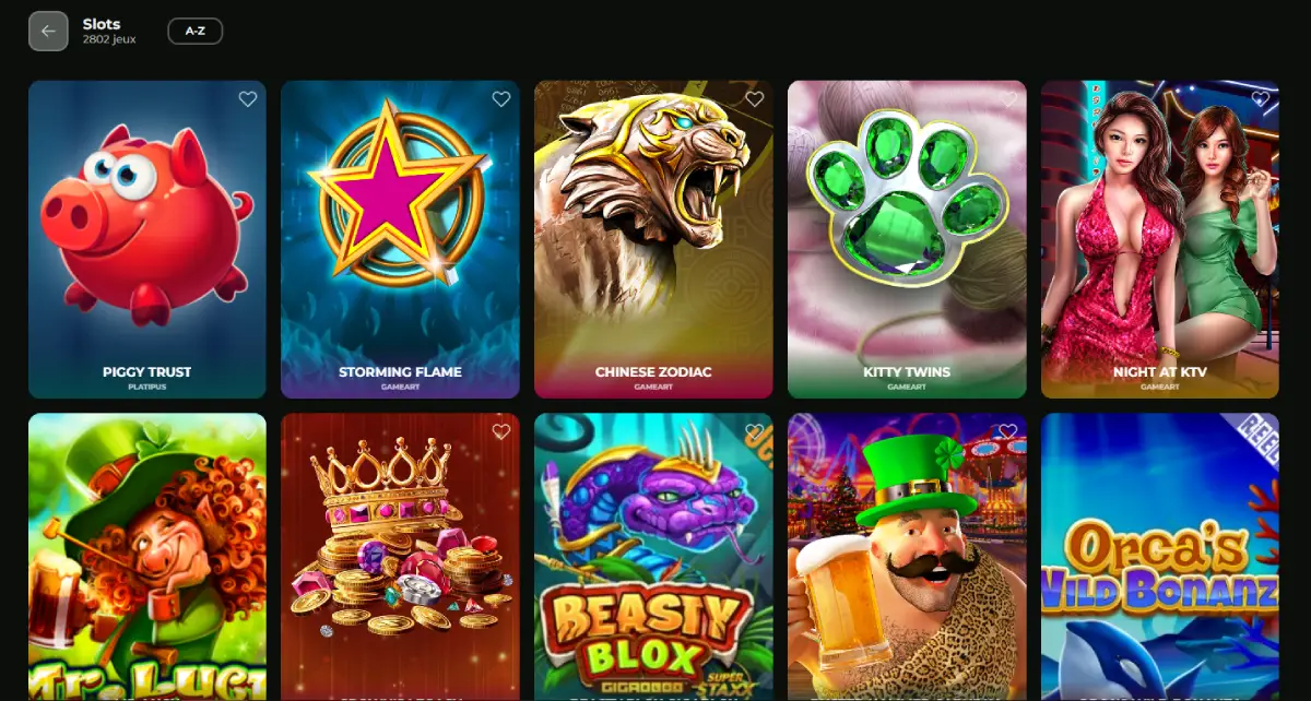 goldzino casino machines à sous